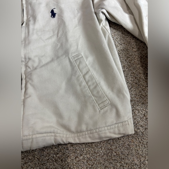 Vintage Ralph Lauren Boy’s Classic Cotton Light Spring Jacket Khaki 6/6X - Picture 6 of 6